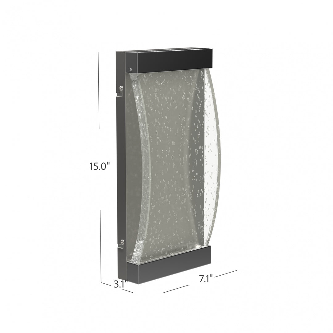 The Original Glacier Curved LED Wall Sconce by Avenue Lighting - view 4
