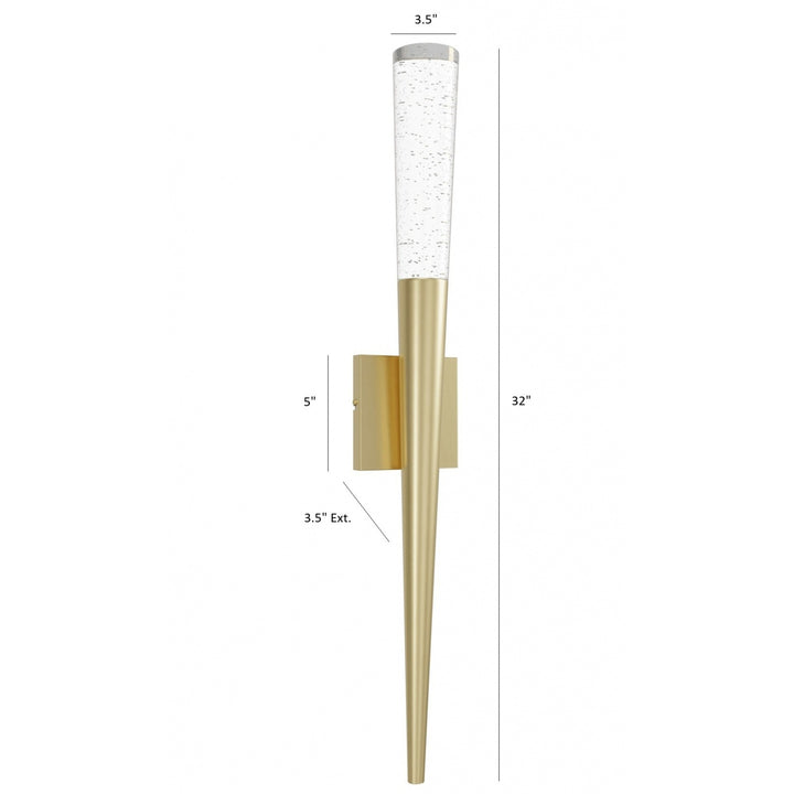 The Original Glacier Cone Shaped LED Wall Sconce by Avenue Lighting - view 4