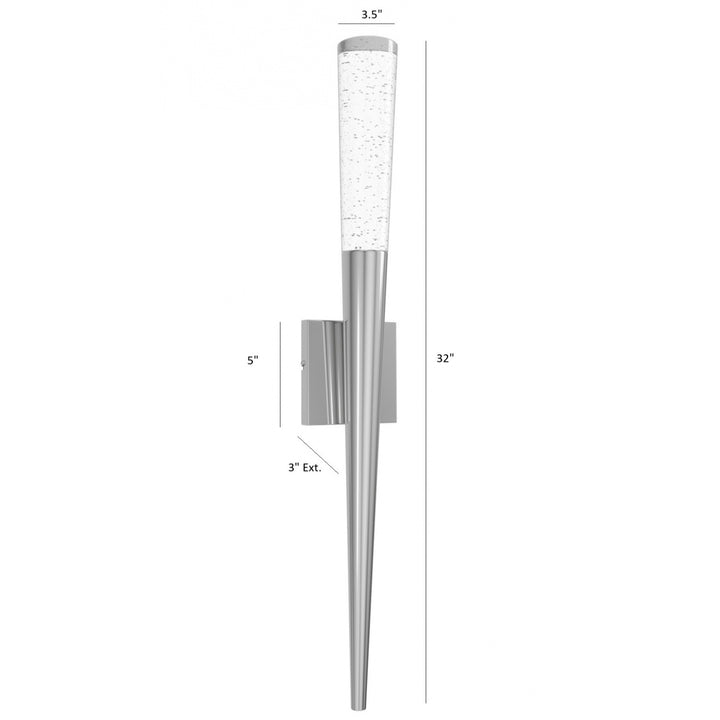 The Original Glacier Cone Shaped LED Wall Sconce by Avenue Lighting - view 8