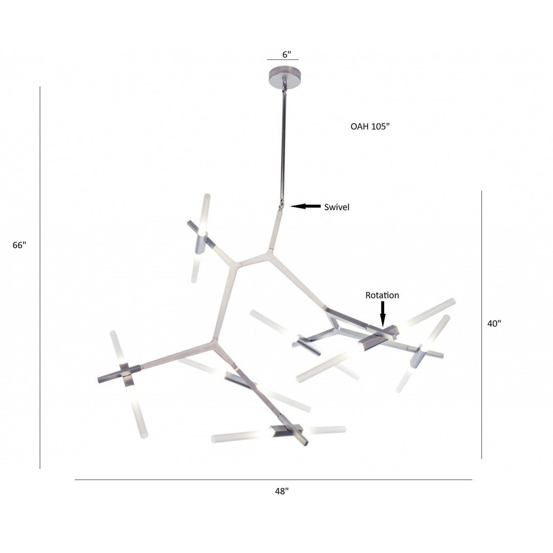 San Vicente Geometric Chandelier by Avenue Lighting - view 20