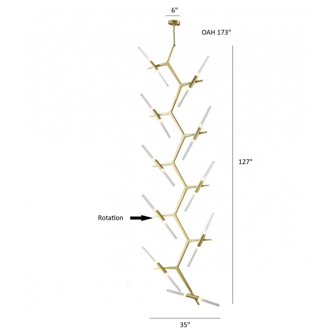 San Vicente Geometric Chandelier by Avenue Lighting - view 29