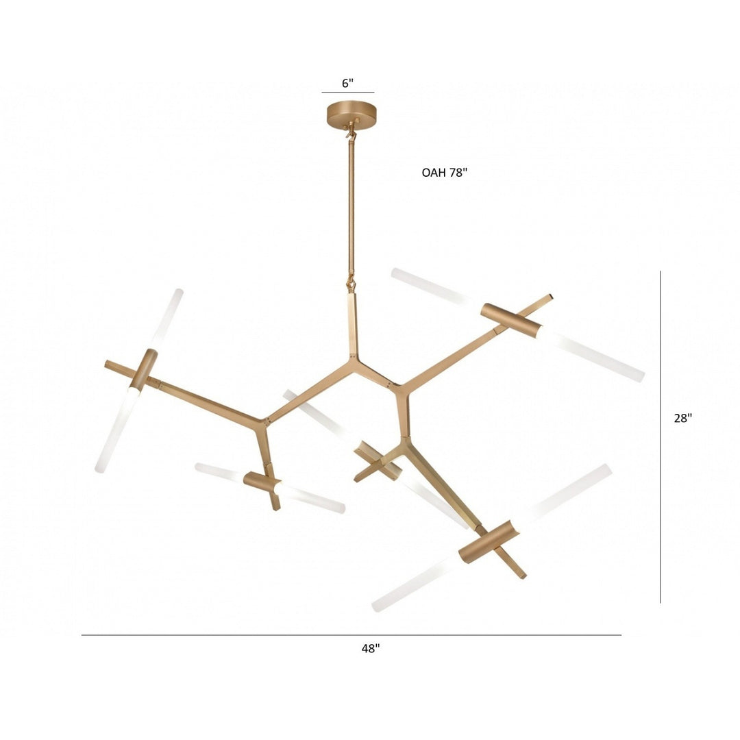 San Vicente Geometric Chandelier by Avenue Lighting - view 4