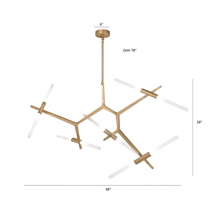 San Vicente Geometric Chandelier by Avenue Lighting - view 4