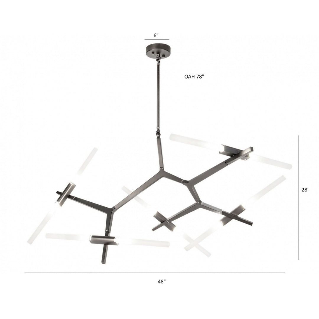 San Vicente Geometric Chandelier by Avenue Lighting - view 12
