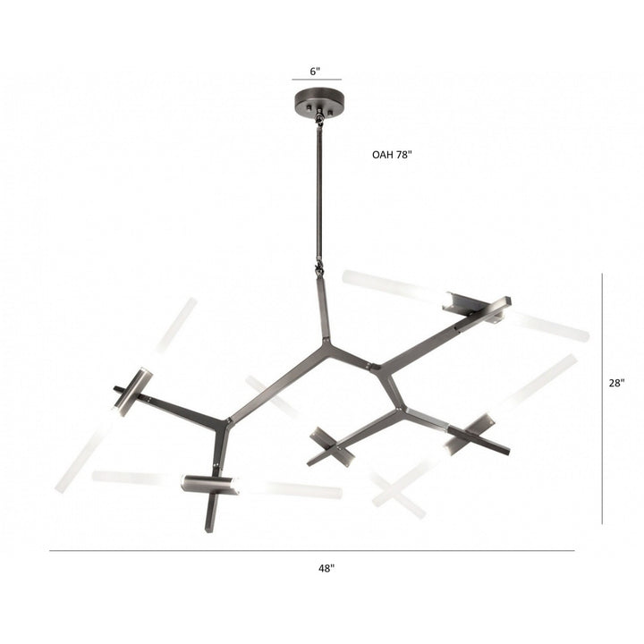 San Vicente Geometric Chandelier by Avenue Lighting - view 12