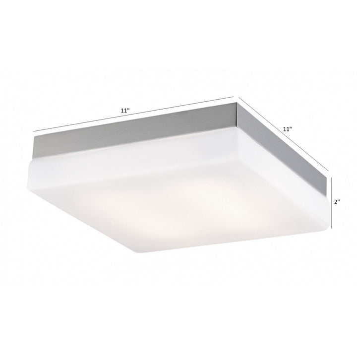 Cermack St. 11"W Square LED Flush Mount