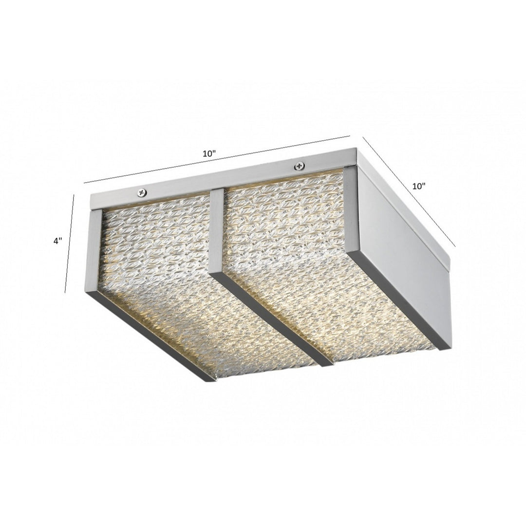 Cermack St. 10"W Square LED Flush Mount (HF1123)