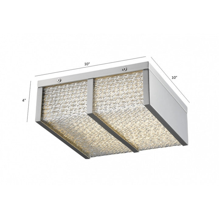 Cermack St. 10"W Square LED Flush Mount (HF1123)