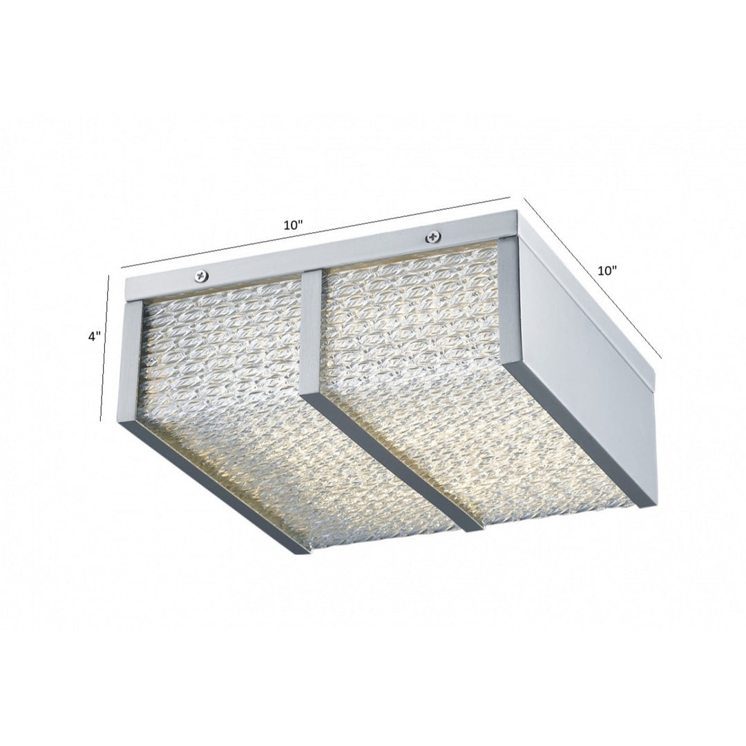 Cermack St. 10"W Square LED Flush Mount (HF1123)