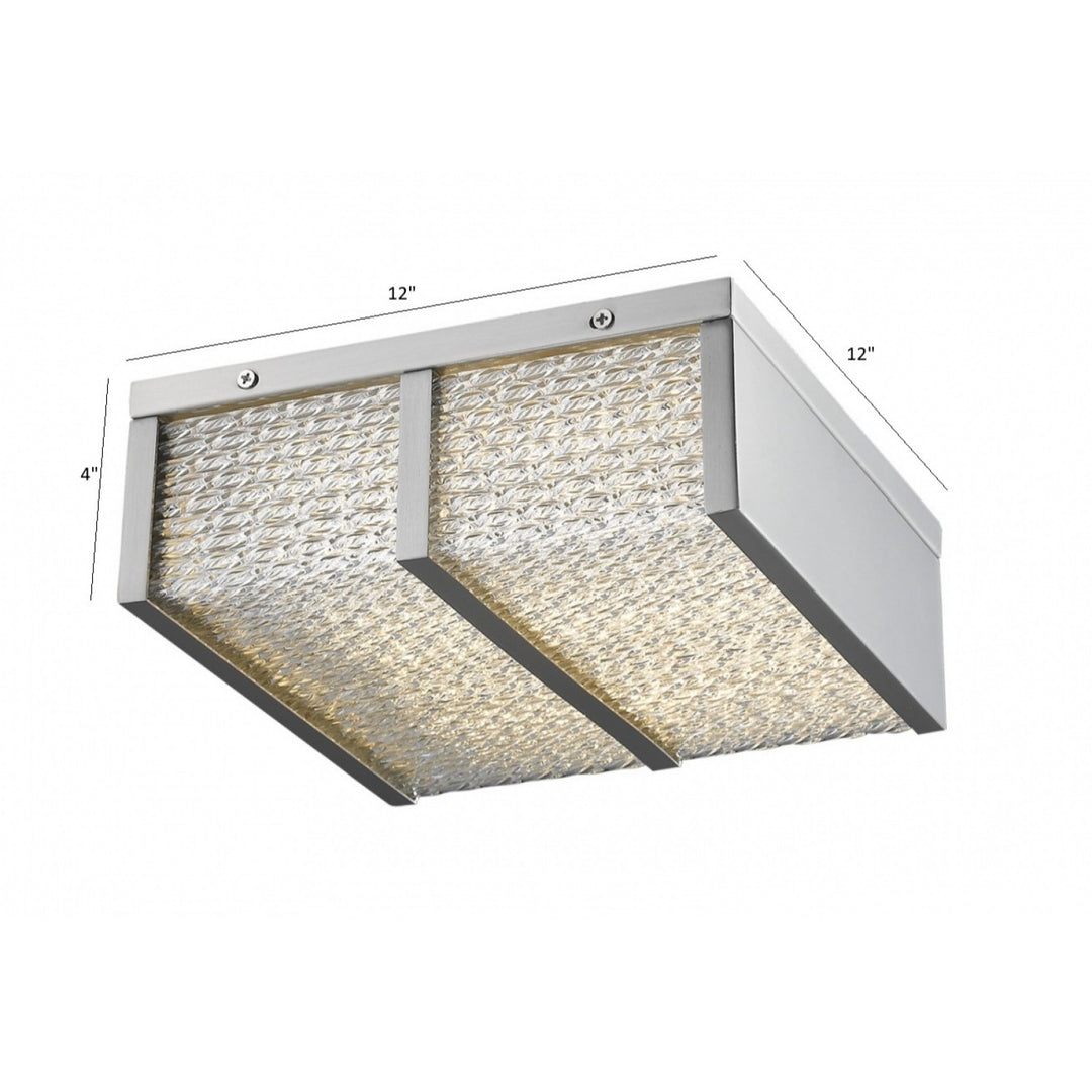 Cermack St. 12"W Square LED Flush Mount (HF1124)