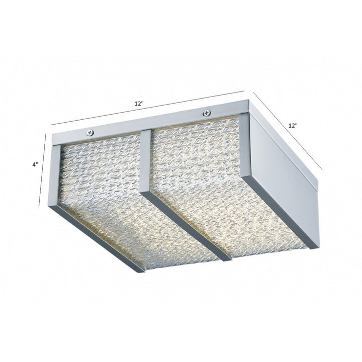 Cermack St. 12"W Square LED Flush Mount (HF1124)