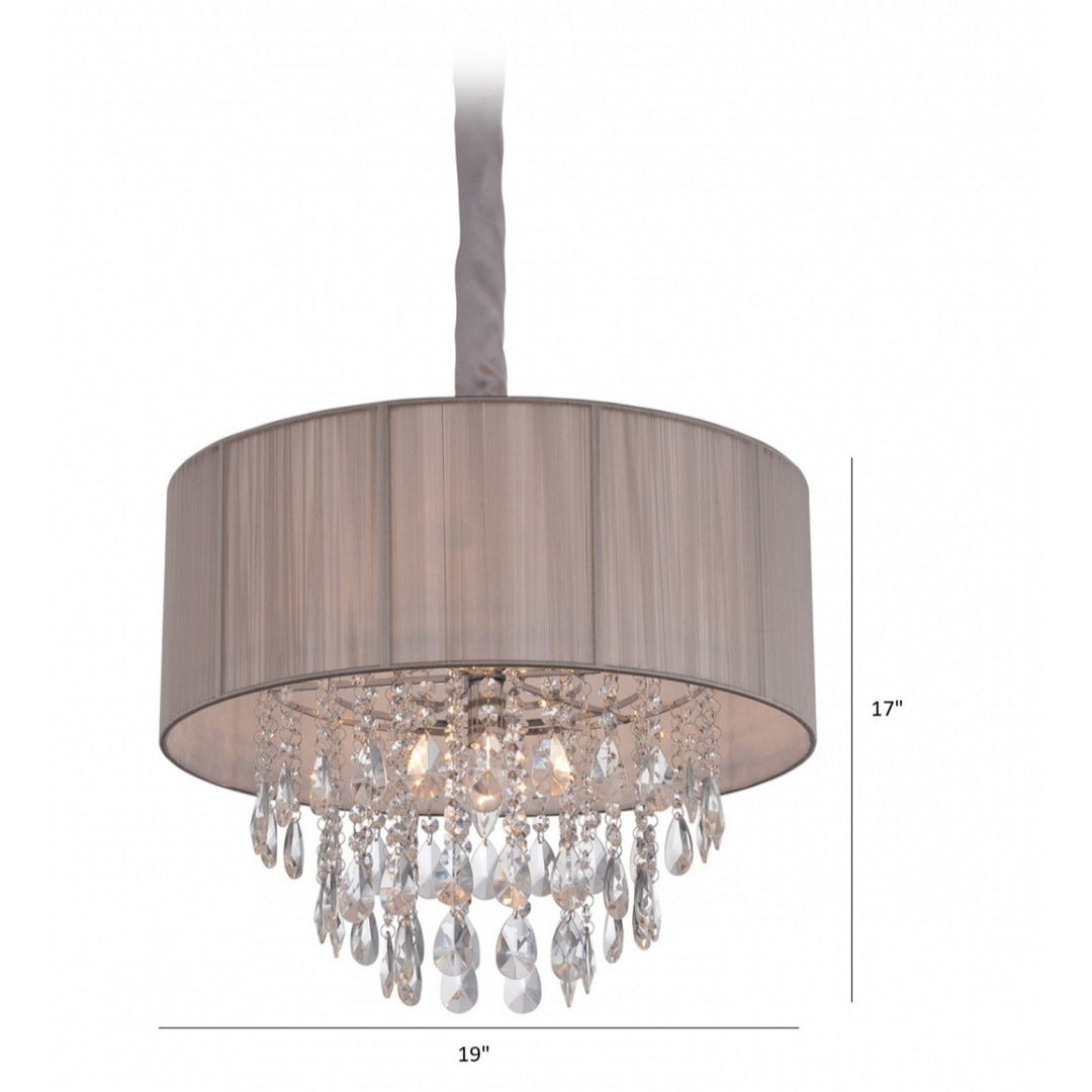 Vineland Ave. Round Drum Shade Pendant by Avenue Lighting - view 13