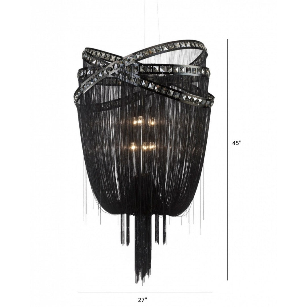 Wilshire Blvd. Jewelry Chain Chandelier by Avenue Lighting - view 24