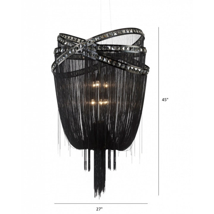 Wilshire Blvd. Jewelry Chain Chandelier by Avenue Lighting - view 24