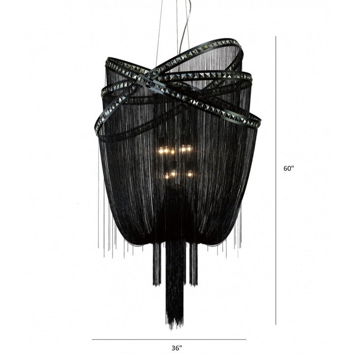 Wilshire Blvd. Jewelry Chain Chandelier by Avenue Lighting - view 15