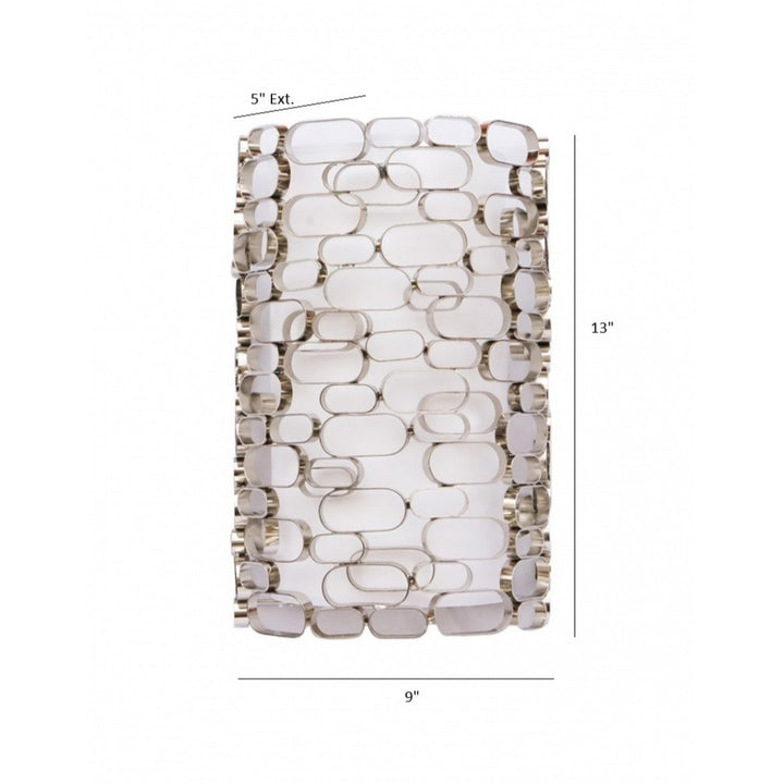 Ventura Blvd. Chain-Link Wall Sconce by Avenue Lighting - view 4