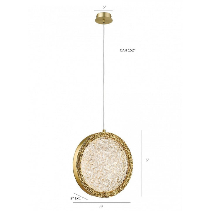 Bottega Ring LED Pendant by Avenue Lighting - view 4