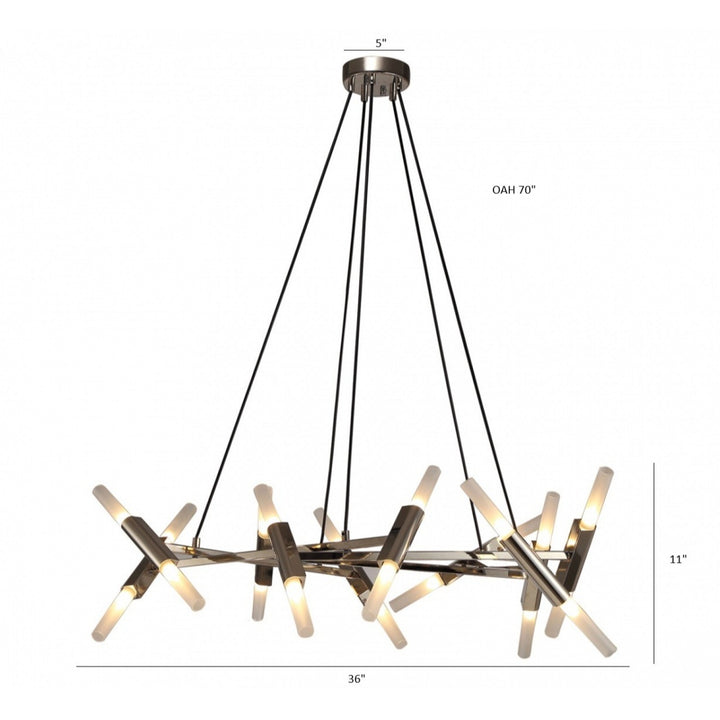 Manhattan Ave. Square Chandelier by Avenue Lighting - view 8