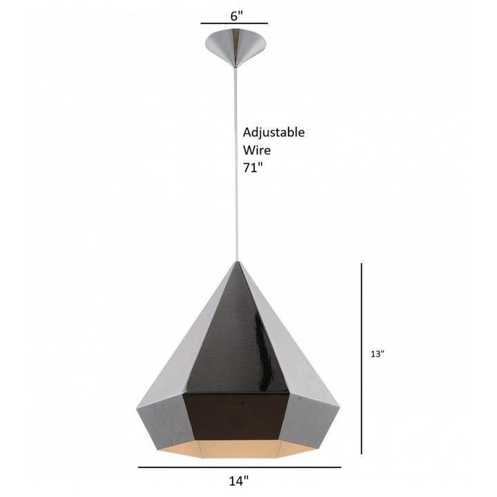 Doheny Geometric Gemstone Shape Pendant by Avenue Lighting - view 9
