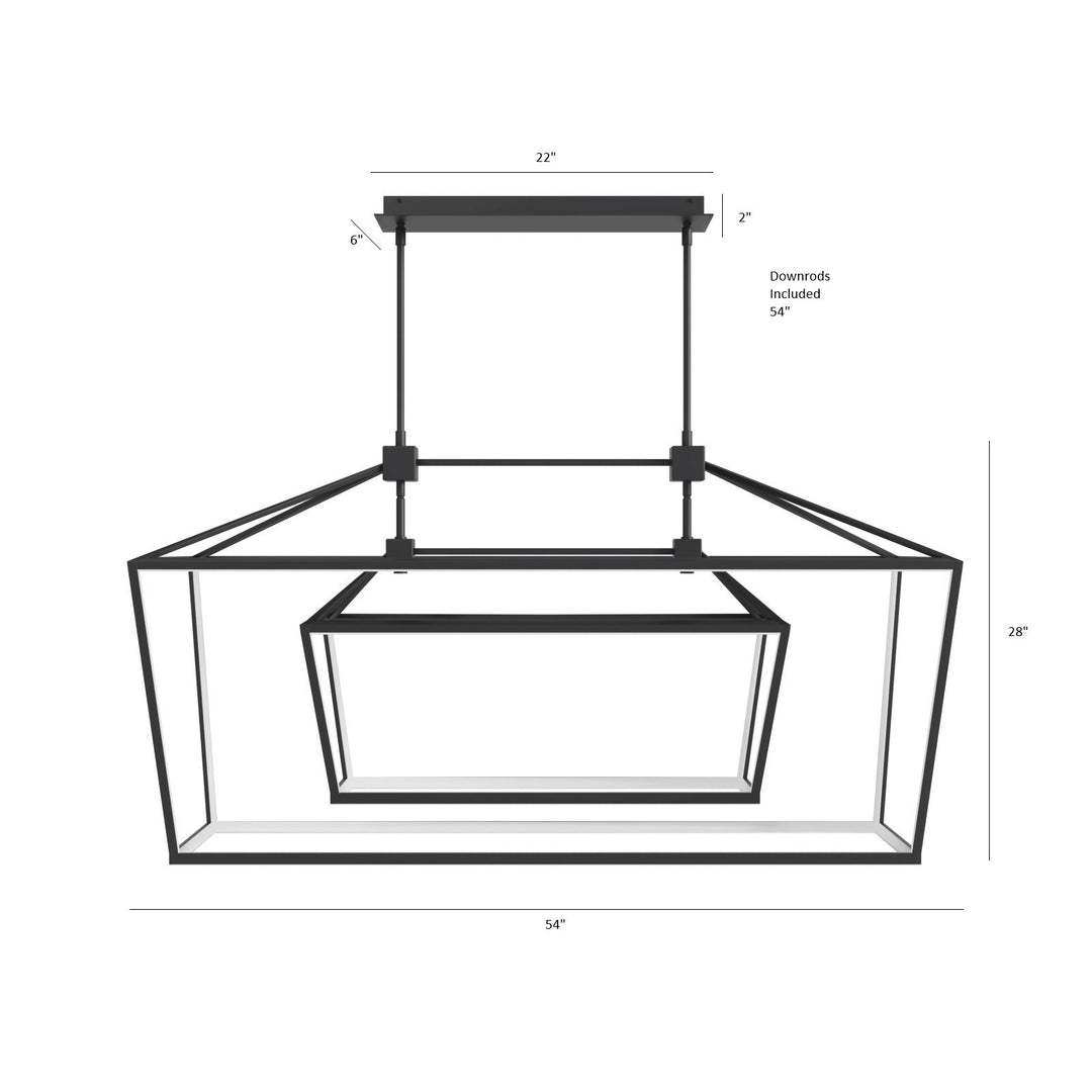 Park Ave. Double Carriage LED Pendant by Avenue Lighting - view 15