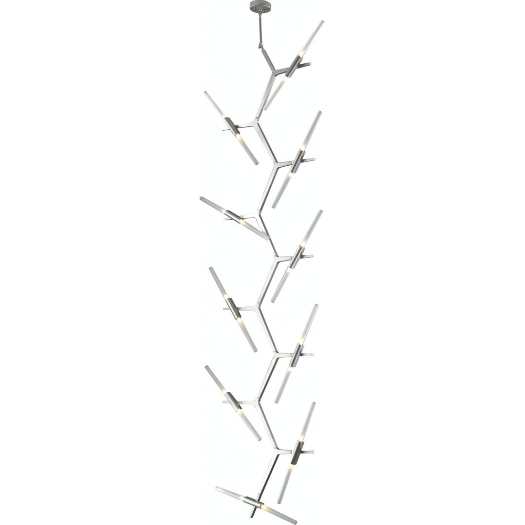 San Vicente Geometric Chandelier in Chrome by Avenue Lighting