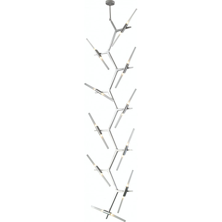 San Vicente Geometric Chandelier in Chrome by Avenue Lighting