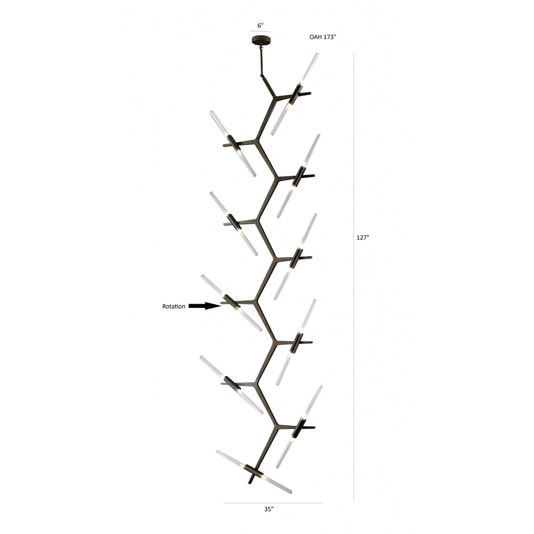 San Vicente Geometric Chandelier by Avenue Lighting - view 38