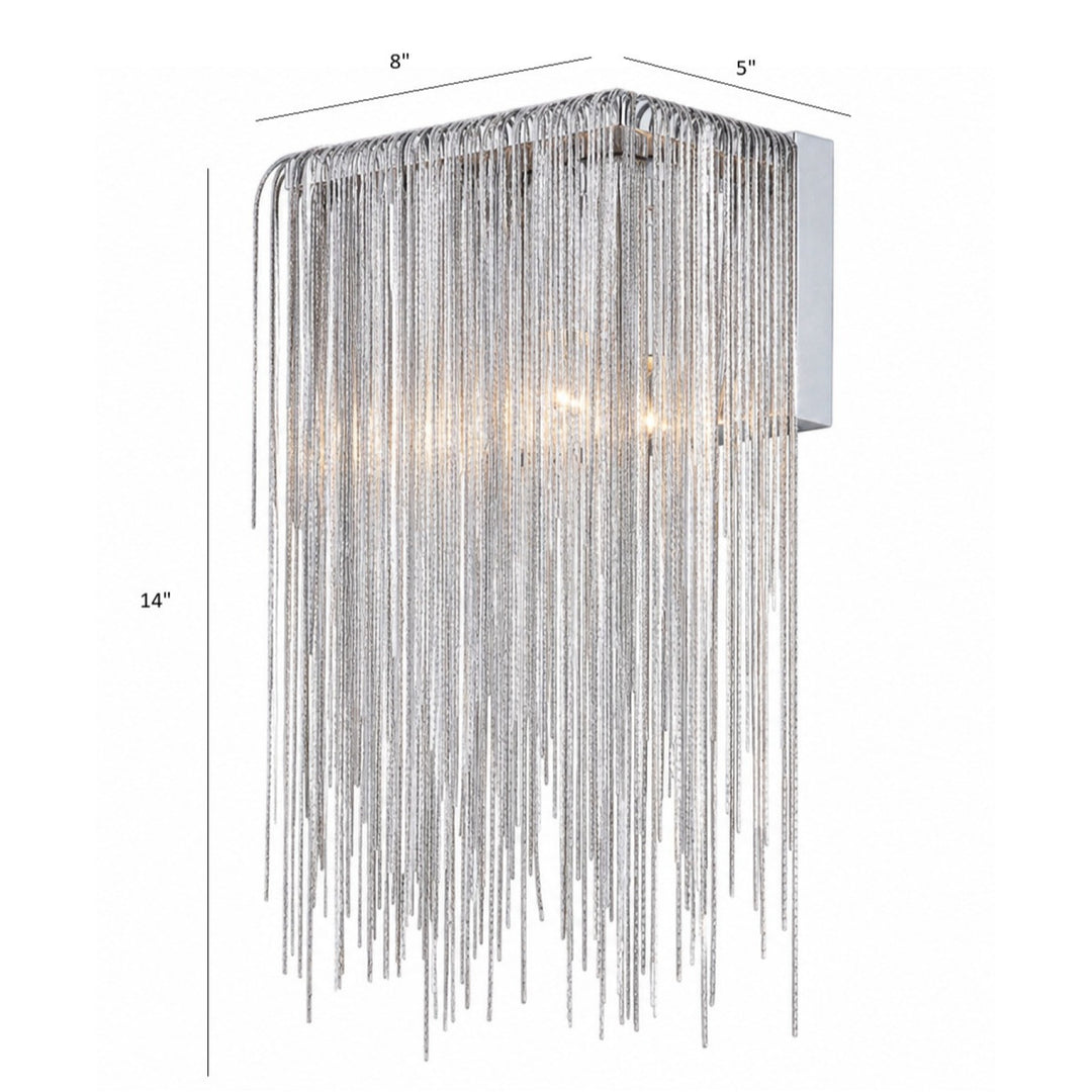 Fountain Ave. Jewelry Chain Wall Sconce by Avenue Lighting - view 5