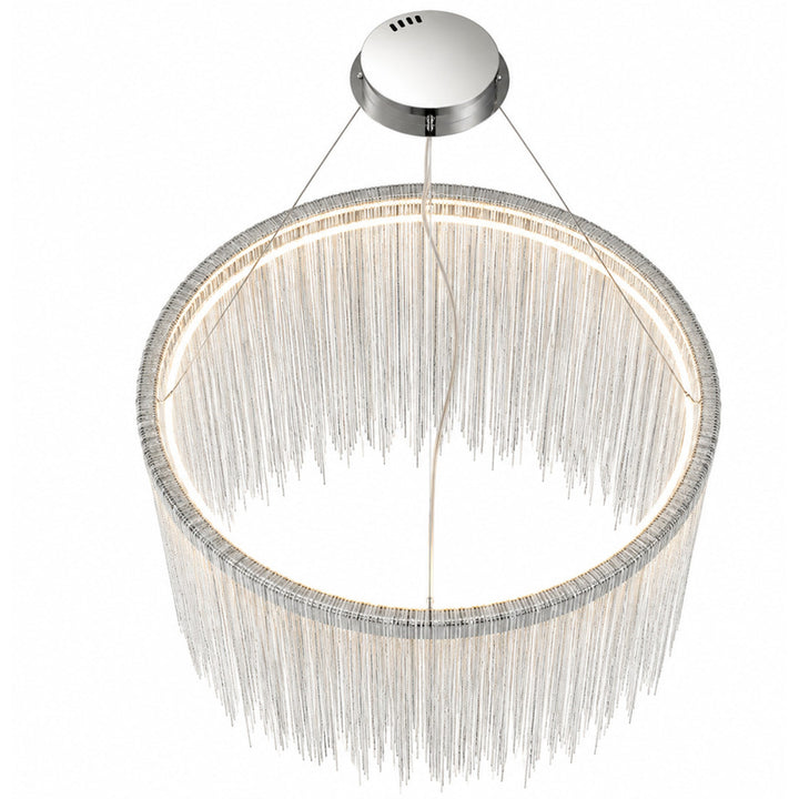 Fountain Ave. Drum Shape LED Pendant by Avenue Lighting - view 2
