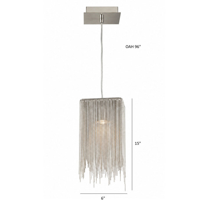 Fountain Ave. Square Pendant by Avenue Lighting - view 5