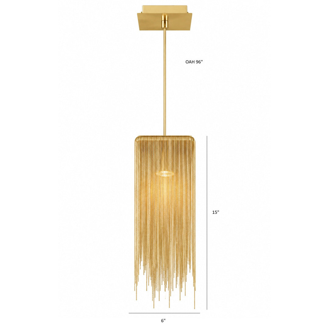 Fountain Ave. Square Pendant by Avenue Lighting - view 11