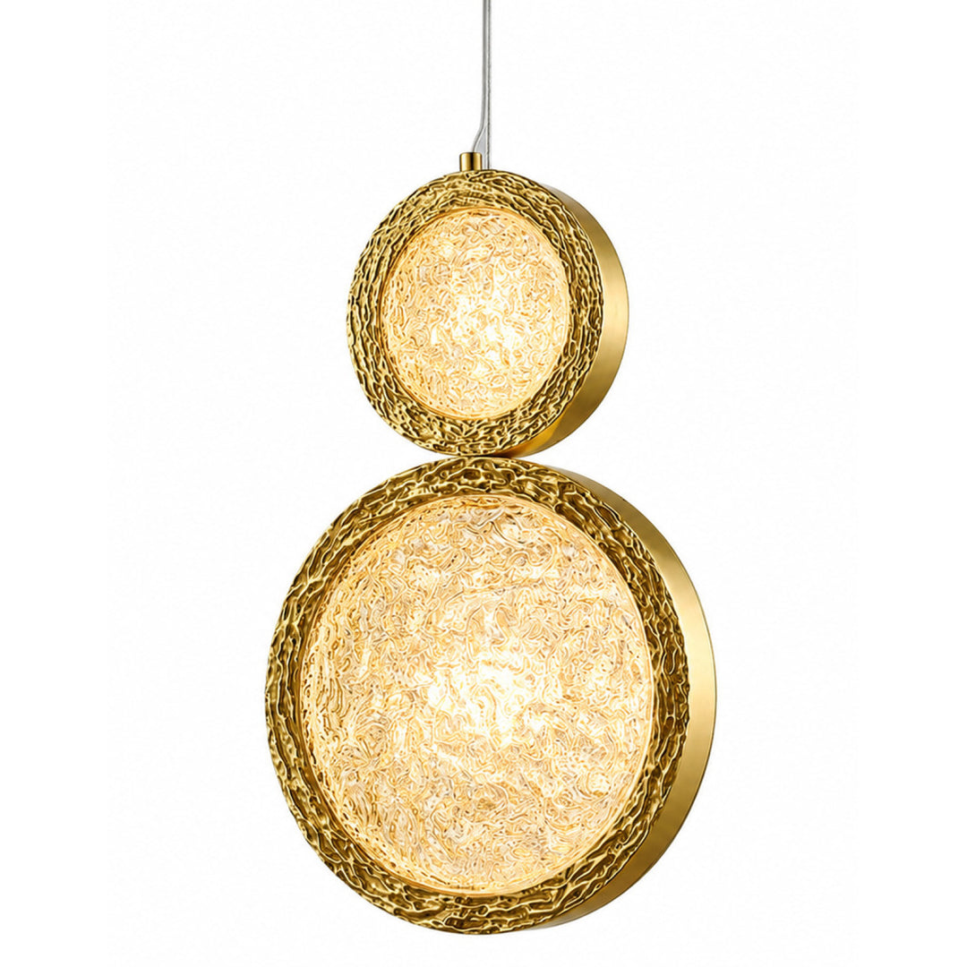 Bottega 2-Ring LED Chandelier by Avenue Lighting - view 3