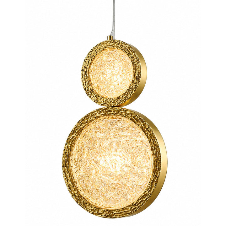 Bottega 2-Ring LED Chandelier by Avenue Lighting - view 3