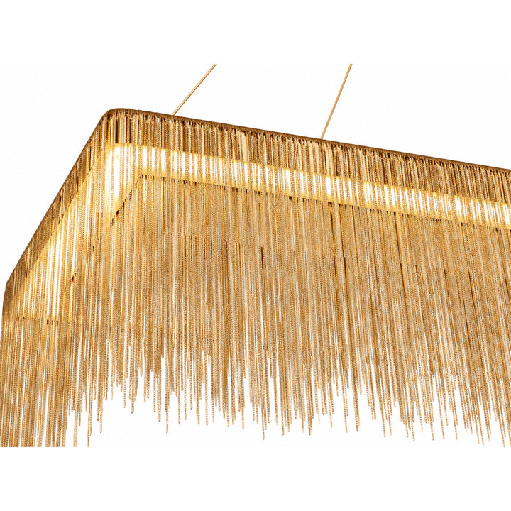 Fountain Ave. Linear LED Chandelier by Avenue Lighting - view 11
