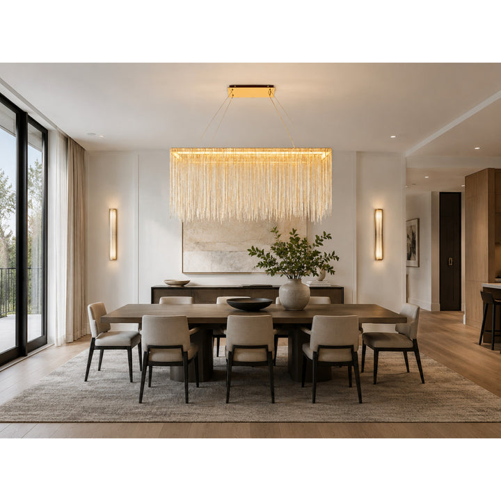 Fountain Ave. Linear LED Chandelier by Avenue Lighting - view 12