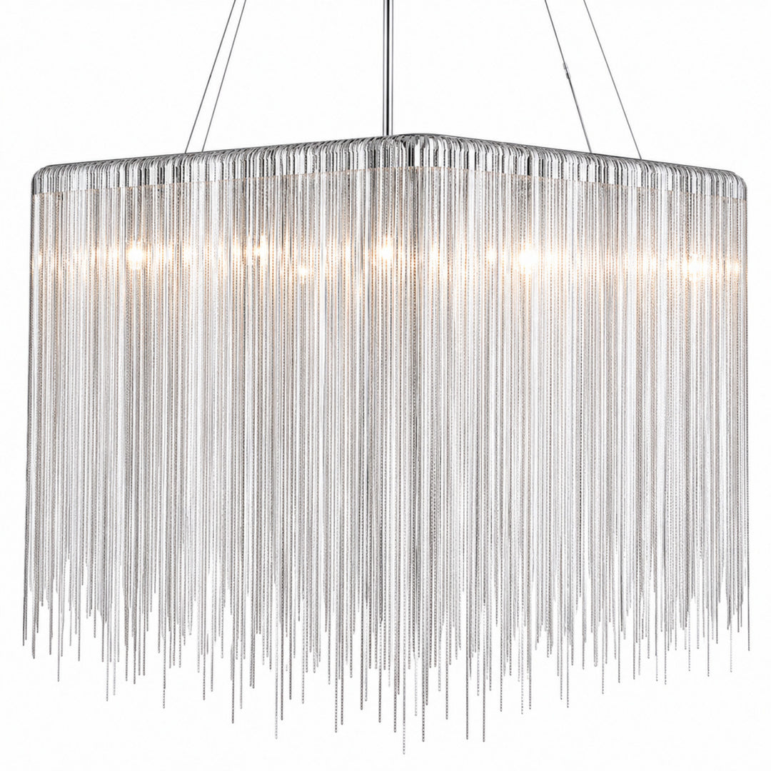 Fountain Ave. Square LED Chandelier by Avenue Lighting - view 2