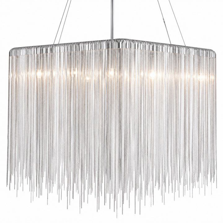 Fountain Ave. Square LED Chandelier by Avenue Lighting - view 2