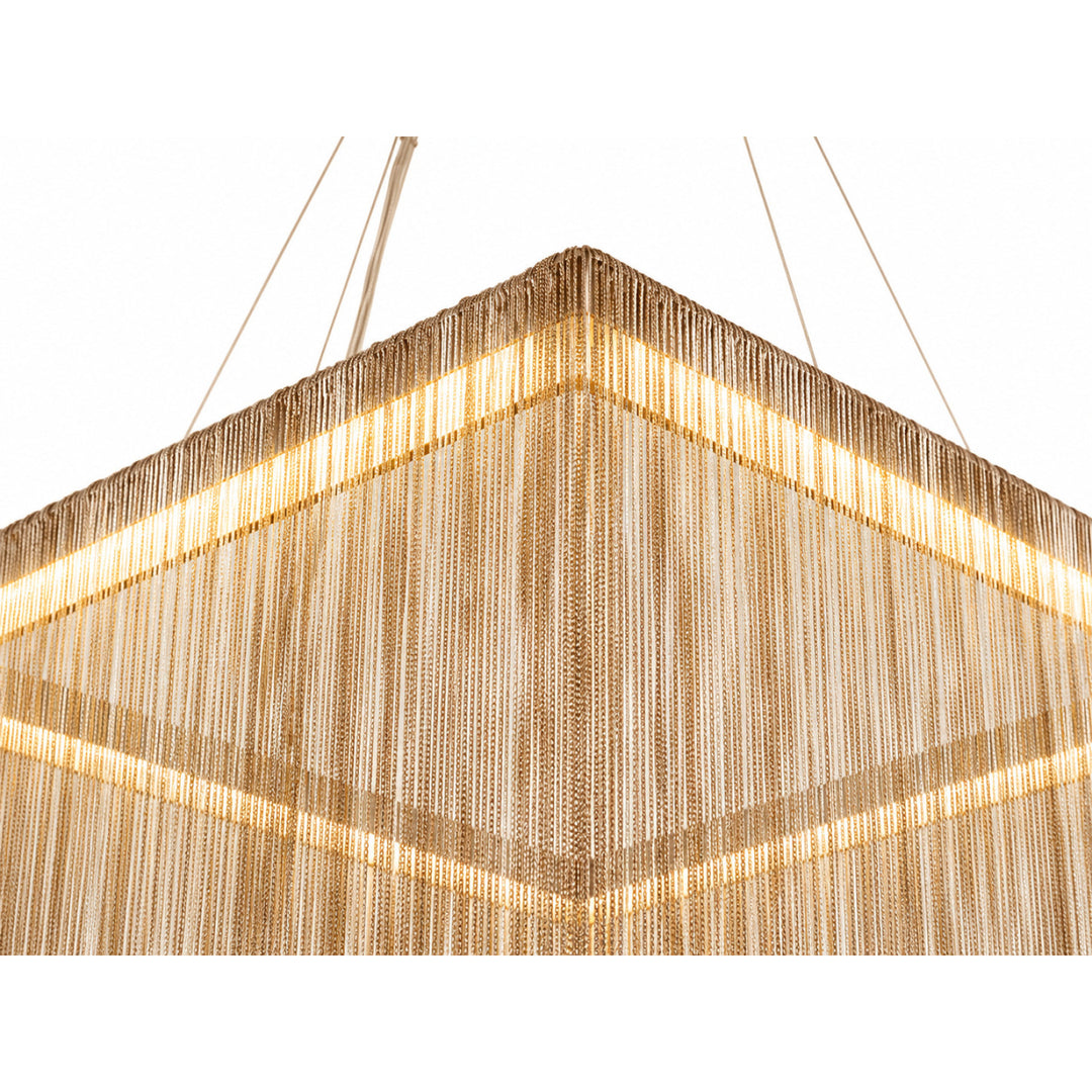 Fountain Ave. Square LED Chandelier by Avenue Lighting - view 11