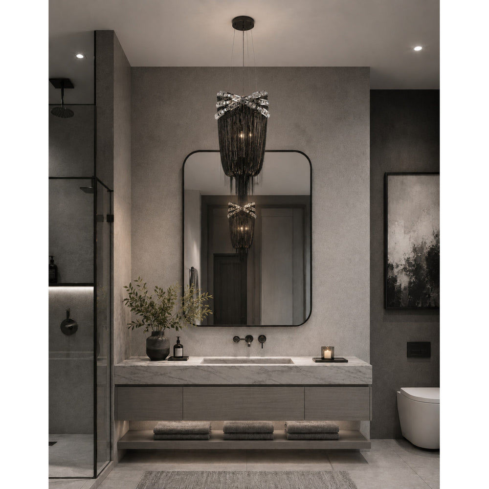 Wilshire Blvd. Jewelry Chain Chandelier by Avenue Lighting - view 2
