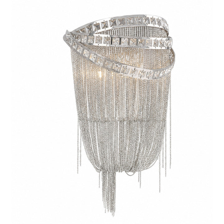 Wilshire Blvd. Jewelry Chain Wall Sconce by Avenue Lighting