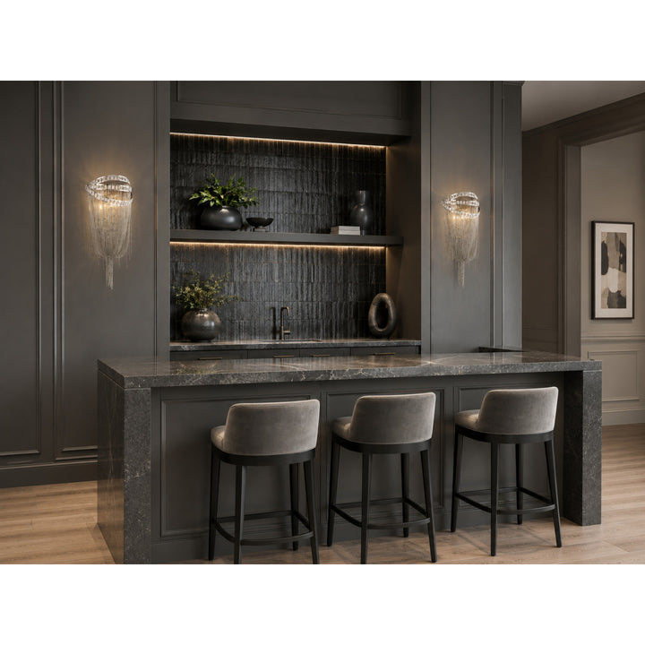 Wilshire Blvd. Jewelry Chain Wall Sconce by Avenue Lighting - view 3