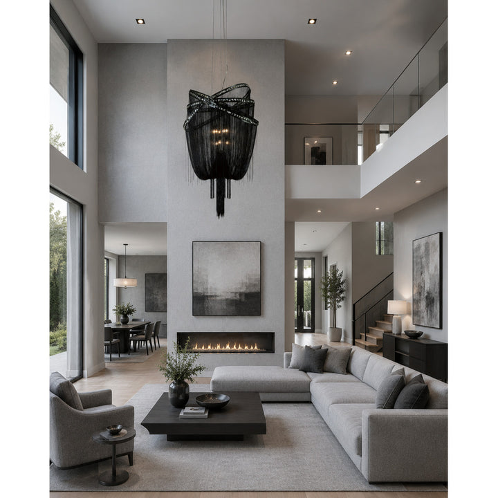 Wilshire Blvd. Jewelry Chain Chandelier by Avenue Lighting - view 14