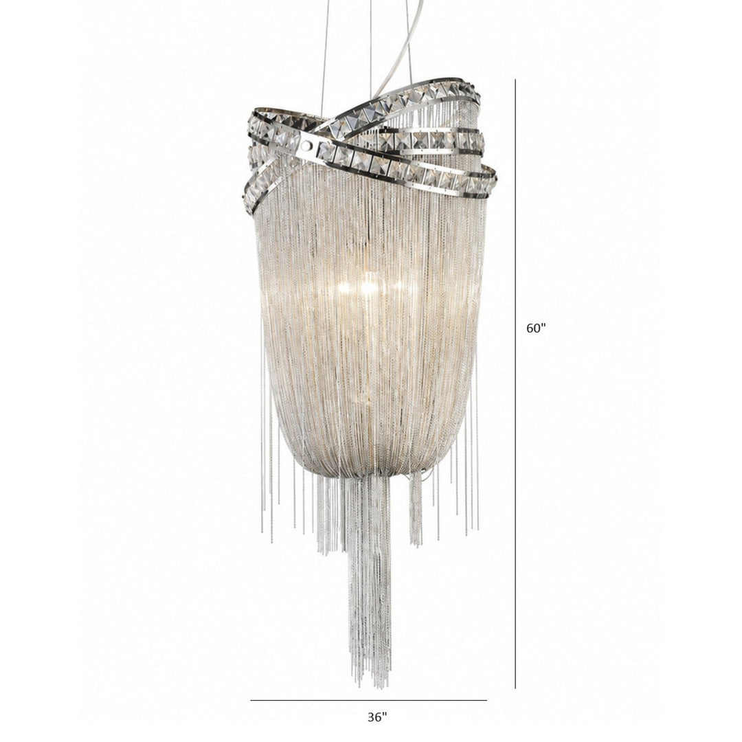 Wilshire Blvd. Jewelry Chain Chandelier by Avenue Lighting - view 19