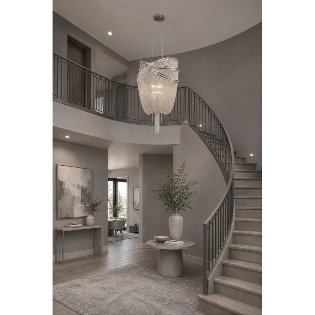 Wilshire Blvd. Jewelry Chain Chandelier by Avenue Lighting - view 18