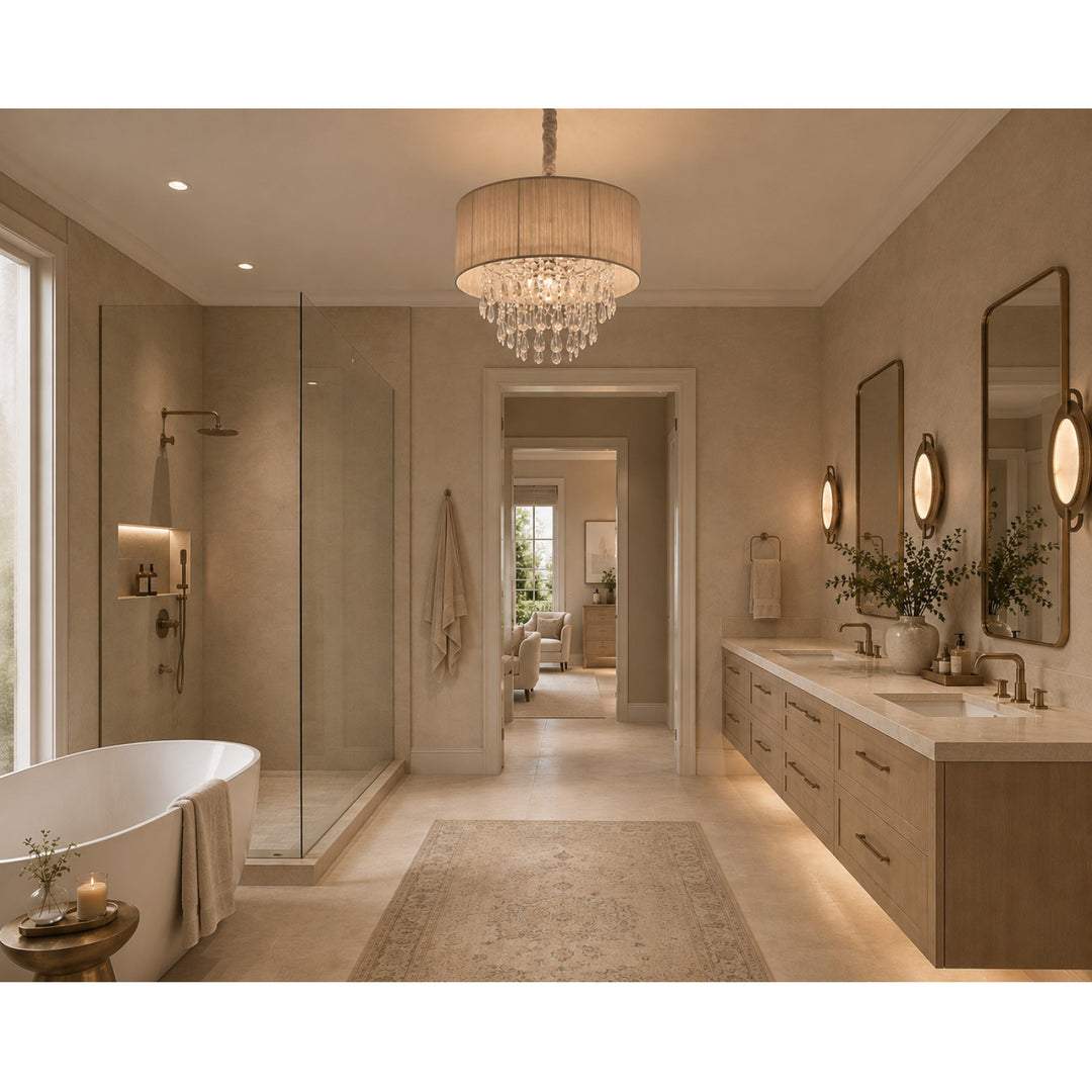 Vineland Ave. Round Drum Shade Pendant by Avenue Lighting - view 12