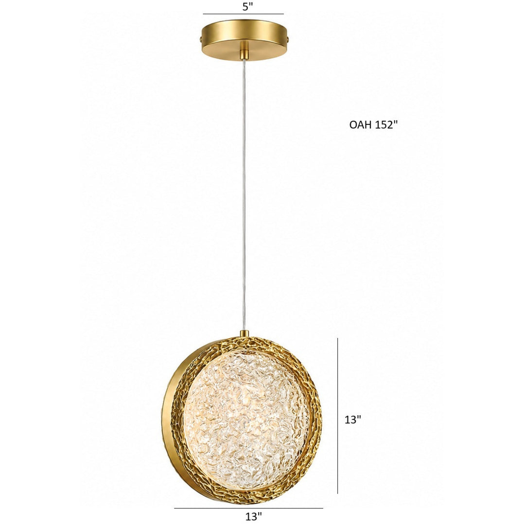 Bottega Ring LED Pendant by Avenue Lighting - view 21