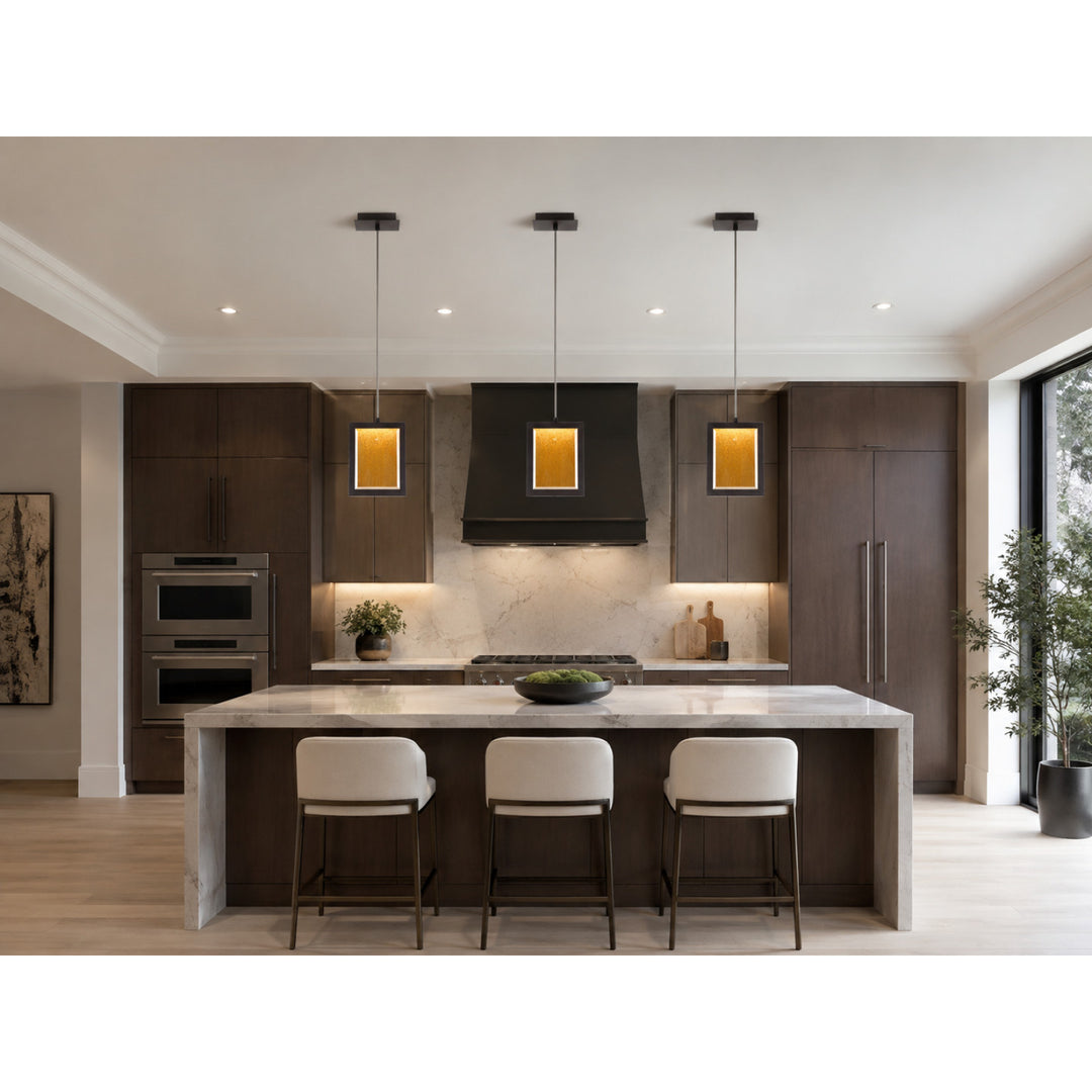 Brentwood Rectangular LED Pendant by Avenue Lighting - view 7