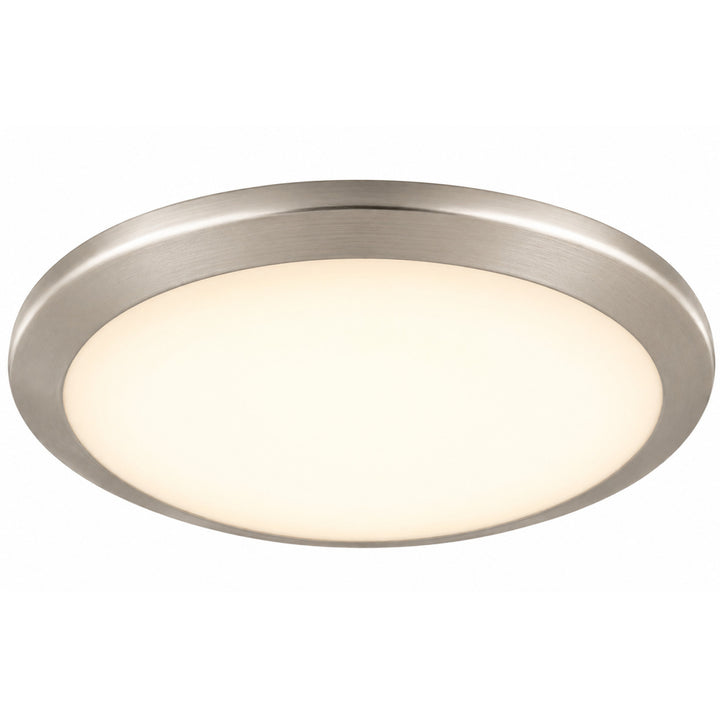 Cermack St. Round LED Flush Mount in Brushed Nickel by Avenue Lighting