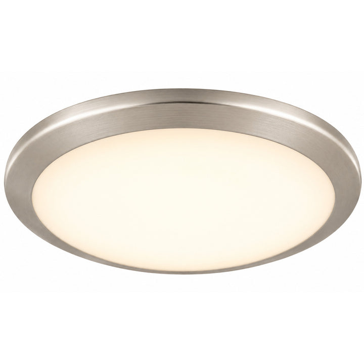 Cermack St. Round LED Flush Mount in Brushed Nickel by Avenue Lighting