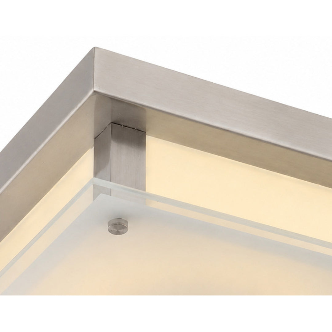 Cermack St. 12"W Square LED Flush Mount
